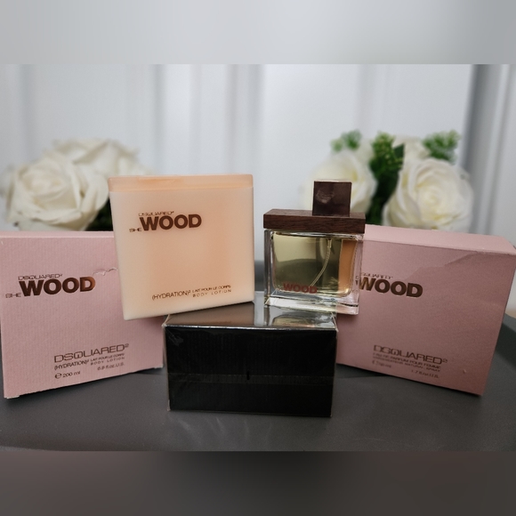 Discontinued She Wood by DSquared2 50ml EDP / Eau De Parfum + Body Lotion - Picture 4 of 16